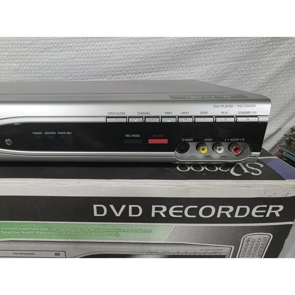 SV2000 WV10D6 DVD Recorder Record DVD-R DVD+R DVD-RW/+RW Player With Box